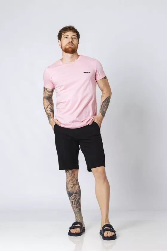 camiseta revive class rosa confete camiseta revive class rosa confete