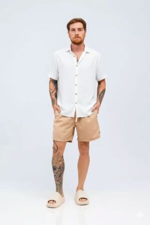 camisa viscose mc guito branca